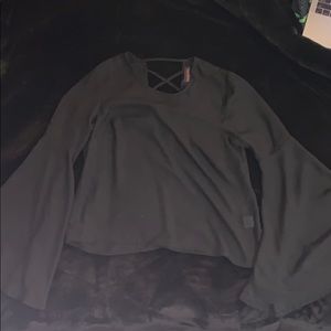 flare sleeved blouse